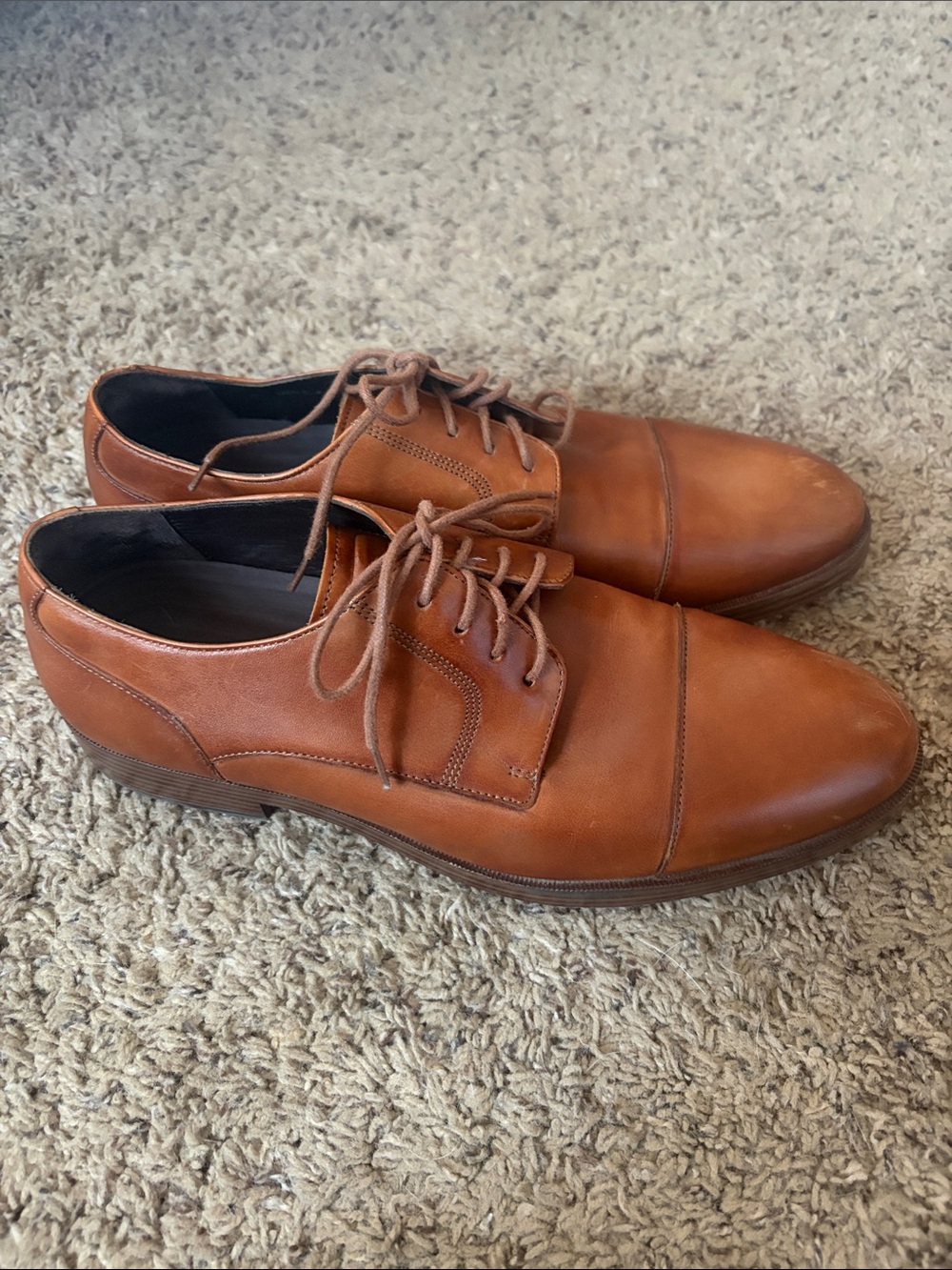Cole Haan Men's  Leather Lace-Up Dress Shoes 8
